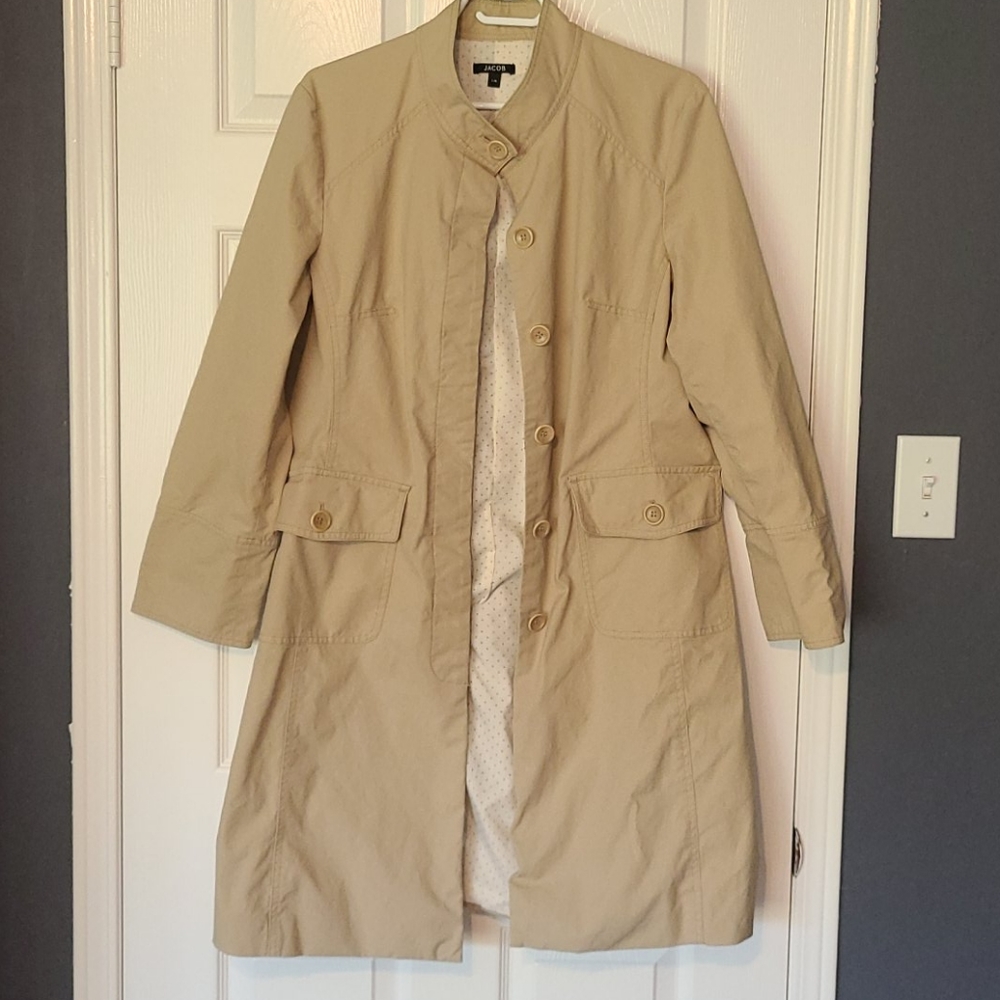 Jacob, beige colored, spring/fall coat